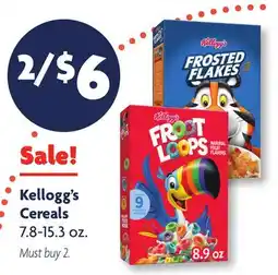 Family Dollar Kellogg's Cereals offer