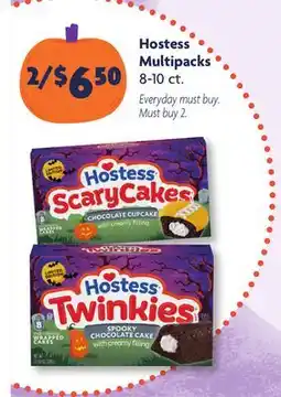 Family Dollar Hostess Multipacks offer