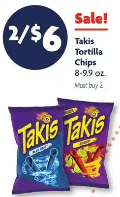 Family Dollar Takis Tortilla Chips offer