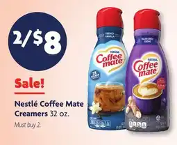 Family Dollar Nestlé Coffee Mate Creamers offer