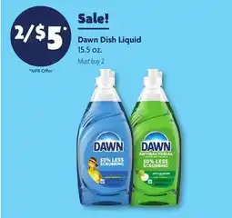 Family Dollar Dawn Dish Liquid offer