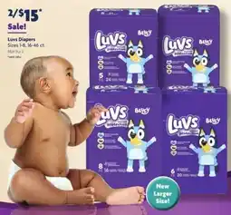 Family Dollar Luvs Diapers offer