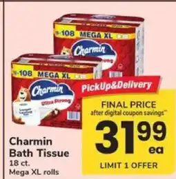 Safeway Charmin Bath Tissue offer
