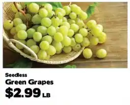 Crosby's Marketplace Seedless Green Grapes offer
