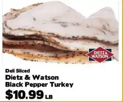 Crosby's Marketplace Dietz & Watson Black Pepper Turkey offer