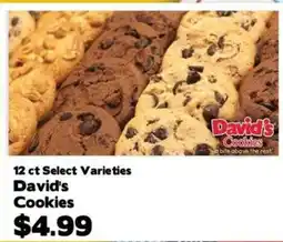 Crosby's Marketplace David's Cookies offer