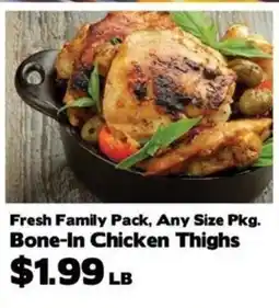Crosby's Marketplace Bone-In Chicken Thighs offer