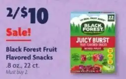 Family Dollar Black Forest fruit flavored snacks offer