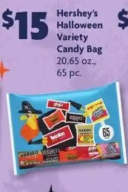 Family Dollar Hershey's Halloween Variety Candy Bag offer