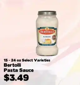 Crosby's Marketplace Bertolli pasta sauce offer