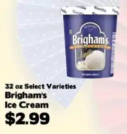 Crosby's Marketplace Brigham's Ice Cream offer