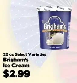 Crosby's Marketplace Brigham's Ice Cream offer