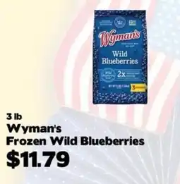 Crosby's Marketplace Wyman's Frozen Wild Blueberries offer