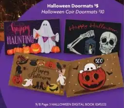 Family Dollar Halloween Doormats offer