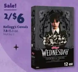 Family Dollar Kellogg's Cereals Wednesday Cookies & Creme offer