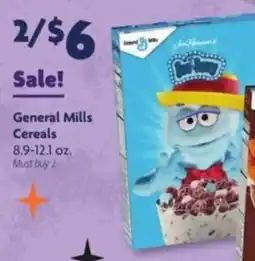 Family Dollar General Mills Cereals offer