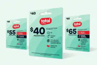 Total Wireless $40 Payment Card