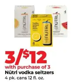 Hy-Vee NΓΌtrl vodka seltzers offer