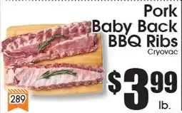 Supremo Foods Inc Pork Baby Back BBQ Ribs offer