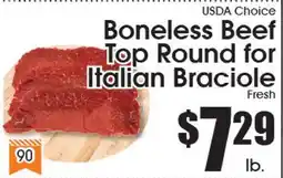 Supremo Foods Inc USDA Choice Boneless Beef Top Round for Italian Braciole offer