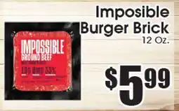 Supremo Foods Inc Impossible Burger Brick offer