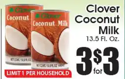 Supremo Foods Inc Clover Coconut Milk offer