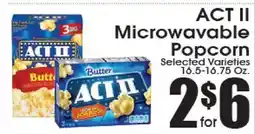 Supremo Foods Inc ACT II Microwavable Popcorn offer