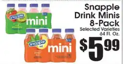Supremo Foods Inc Snapple Drink Minis offer