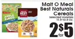 Supremo Foods Inc Malt O Meal Best Naturals Cereals offer