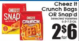 Supremo Foods Inc Cheez It Crunch Bags OR Snap'd offer