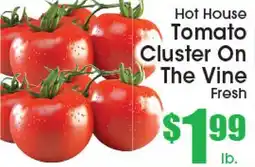 Supremo Foods Inc Hot House Tomato Cluster On The Vine offer