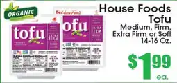 Supremo Foods Inc House Foods Tofu offer