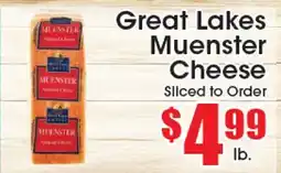 Supremo Foods Inc Great Lakes Muenster Cheese offer