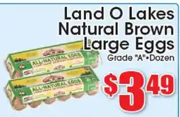 Supremo Foods Inc Land O Lakes Natural Brown Large Eggs offer