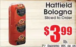 Supremo Foods Inc Hatfield Bologna offer