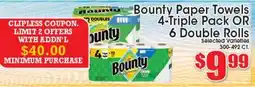 Supremo Foods Inc BOUNTY PAPER TOWELS offer