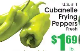 Supremo Foods Inc U.S. # 1 Cubanelle Frying Peppers offer