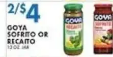 Compare Foods Goya sofrito or recaito offer