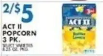 Compare Foods Act II Popcorn offer
