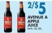 Compare Foods Avenue A Apple Juice offer