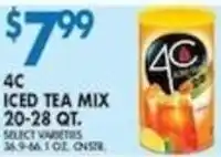 Compare Foods 4C iced tea mix offer