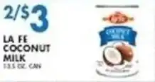 Compare Foods La Fe coconut milk offer