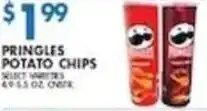 Compare Foods Pringles potato chips offer