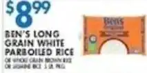 Compare Foods Ben's long grain white parboiled rice offer