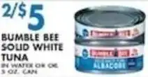 Compare Foods Bumble Bee solid white tuna offer