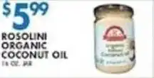 Compare Foods Rosolini organic coconut oil offer
