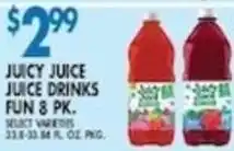 Compare Foods Juicy Juice Juice Drinks fun offer
