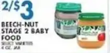 Compare Foods Beech-Nut stage 2 baby food offer