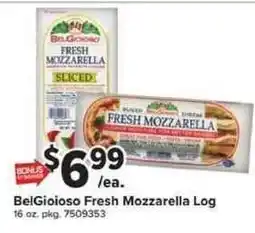 Giant Food BelGioioso Fresh Mozzarella Log offer