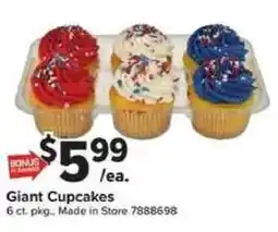 Giant Food Giant Cupcakes offer